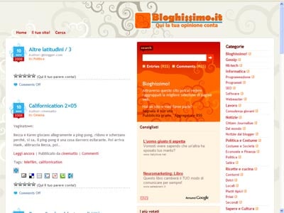 Aggregare i contenuti con Bloghissimo. Semplice